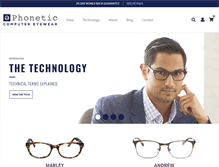 Tablet Screenshot of phoneticeyewear.com